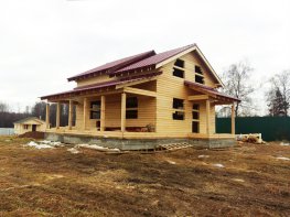 Строительство дома из бруса - проект 086 "Арнлог"