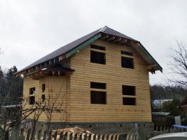 Строительство дома из бруса - проект 023 "Олав"