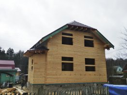 Строительство дома из бруса - проект 023 "Олав"